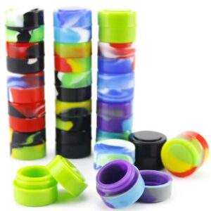 Silicone Jars with Cap – 2 ml (Pack of 10)